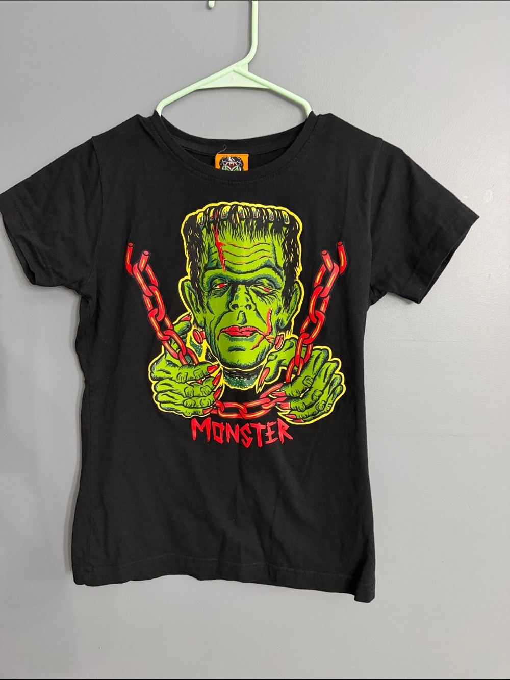 Ben Cooper x Micheline Pitt retro ‘Monster' T-shirt W/ Bold bright graphic. Sz S